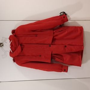 Utex Red Women's Jacket with Hood